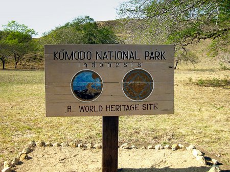 National park. Komodo